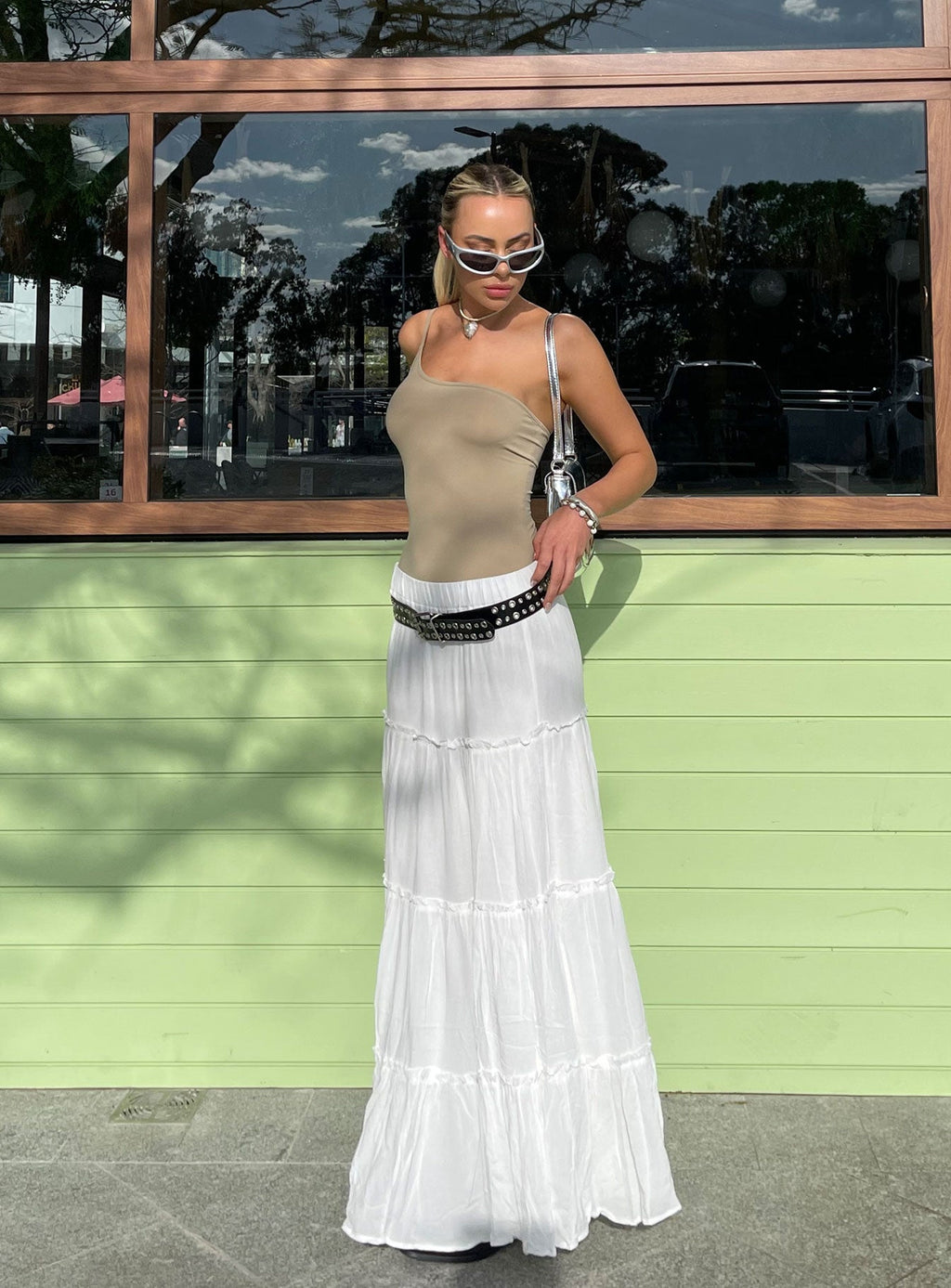 product Princess Polly Miriah Maxi Skirt White Petite Maxi 